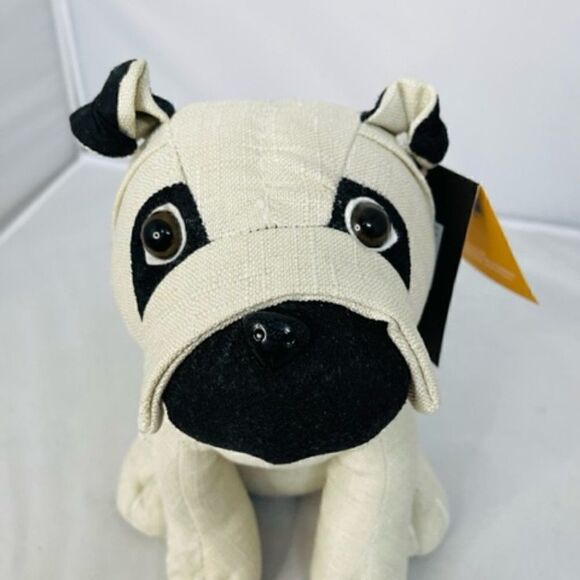 Dog Door Stopper Berkshire Pug Bulldog 10" 10" tall Excellent new condition with - Picture 2 of 7